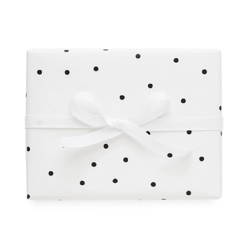 Sugar Paper - SUG Black Scatter Dot Gift Wrap Roll (3 sheets)