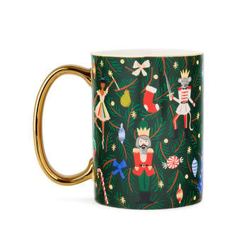 Rifle Paper Co - RP Rifle Paper Co - Evergreen Nutcracker Mug