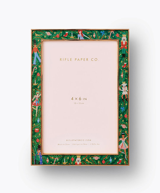 Rifle Paper Co - RP Rifle Paper Co - Evergreen Nutcracker 4 x 6 Picture Frame