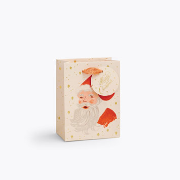 Rifle Paper Co - RP Rifle Paper Co - Santa Small Gift Bag