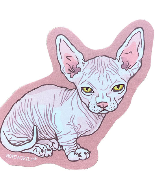 Noteworthy Paper and Press - NPP Noteworthy Paper Press - Hairless Cat Sticker