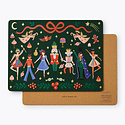 Rifle Paper Co - RP Rifle Paper Co - Nutcracker Cork-backed Placemats Set of 4