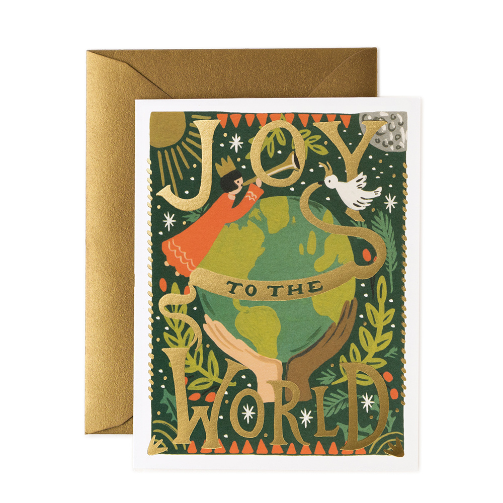 Rifle Paper Co - RP Rifle Paper Co - Joy to the World Card