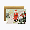 Rifle Paper Co - RP Rifle Paper Co - Skiing Santa Card