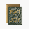 Rifle Paper Co - RP Rifle Paper Co. - Evergreen Peace and Joy Notes, Set of 8  Holiday Cards