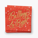 Rifle Paper Co - RP Rifle Paper Co - Merry & Bright Cocktail Napkins, set of 20