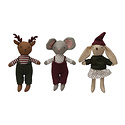 Creative Co-Op - CCO Petite Stuffed Animal in Holiday Sweaters (Assorted)