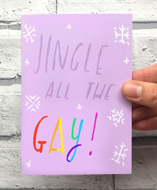 Nicola Rowlands - NR Jingle All The Gay - Holiday Card