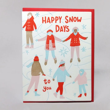 Big Wheel Press - BWP Happy Snow Days Card