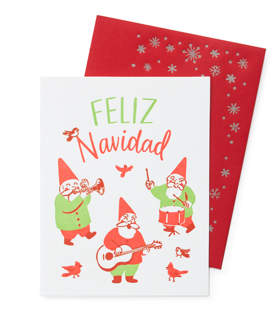 Smudge Ink - SI Musical Gnomes Christmas Card