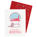 Smudge Ink - SI Greetings from Boston Snowglobe Card