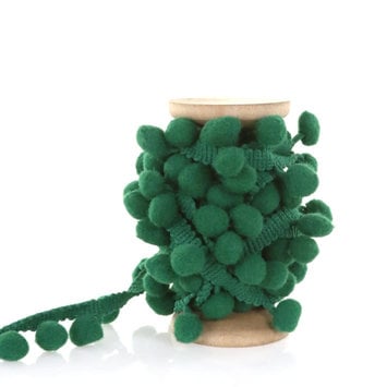 Cody Foster - COF COF RISP - Pom Pom Trim Spool, Pine Green