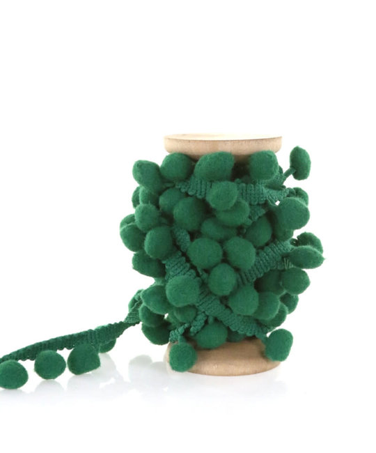 Cody Foster - COF COF RISP - Pom Pom Trim Spool, Pine Green