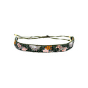 Bluma Project - BLP Camo Beaded Bracelet, Olive
