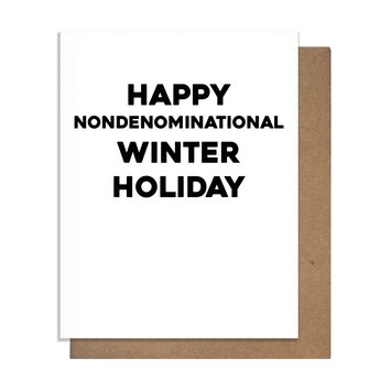 The Matt Butler (Pretty Alright Goods)  - TMB Pretty Alright Goods - Nondenominational Winter Holiday Card