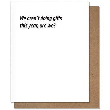 The Matt Butler (Pretty Alright Goods)  - TMB Pretty Alright Goods  - Gifts This Year Card
