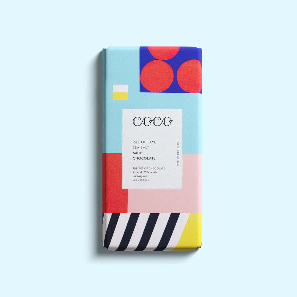 Coco Chocolatier - COCO Isle of Skye Sea Salt Milk Chocolate Bar