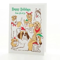 Ilee Papergoods - IP Happy Holidays from All of Us Dogs, Set of 6 Holiday Cards