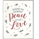 Ink Meets Paper - IMP A Season of Peace and Love, Set of 6 Holiday Cards