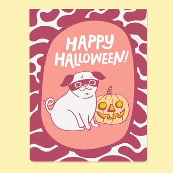 The Good Twin - TGT Peg Pumpkin Halloween Card