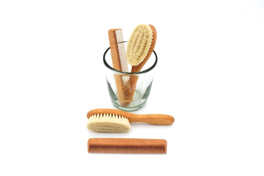 Heaven In Earth - HIE (Earth & Nest) Baby Brush and Comb Set