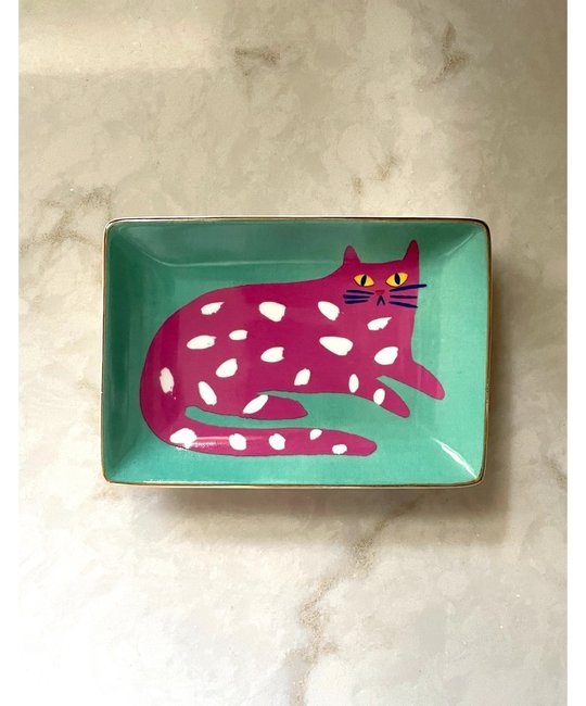 Idlewild Co - ID Spotted Cat Trinket Dish