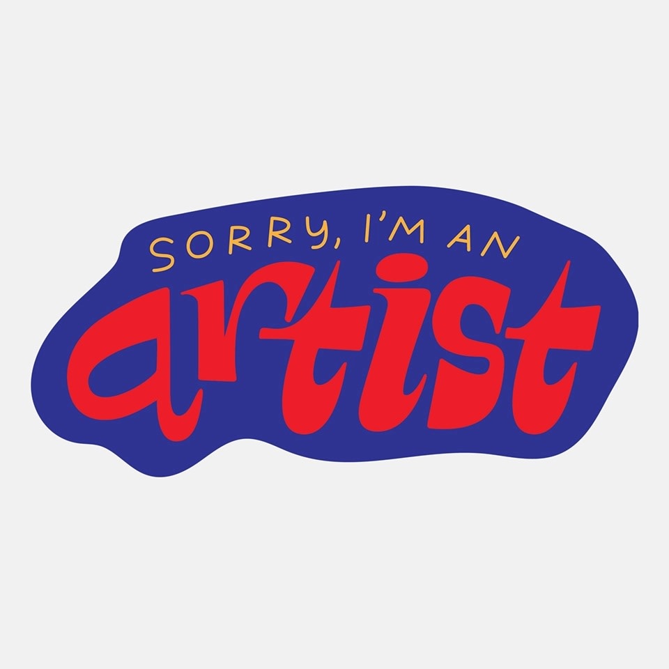 The Good Twin - TGT Sorry, I'm an Artist Sticker