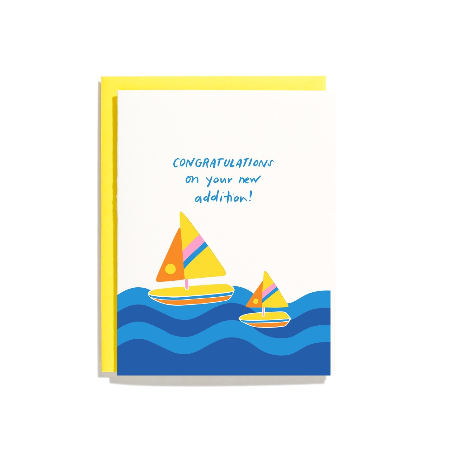 Iron Curtain Press - IC Sailboat Baby Card