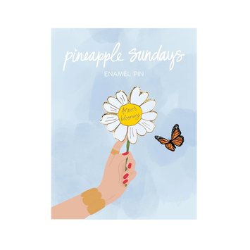 Pineapple Sundays Design Studio - PSD Forever Blooming Enamel Pin