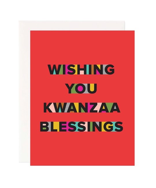 Pineapple Sundays Design Studio - PSD Kwanzaa Blessing Card