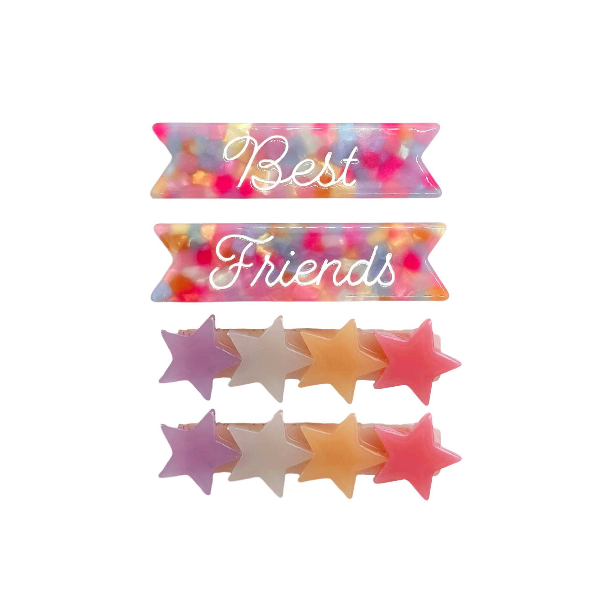 Eugenia Kids - EUK EUK AC - Best Friends + Stars Hair Clip Set