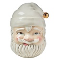 One Hundred 80 Degrees - 180 180 HG - White Hat Santa Cookie Jar (Papa Noel)