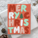 Idlewild Co - ID Merry Letters Card