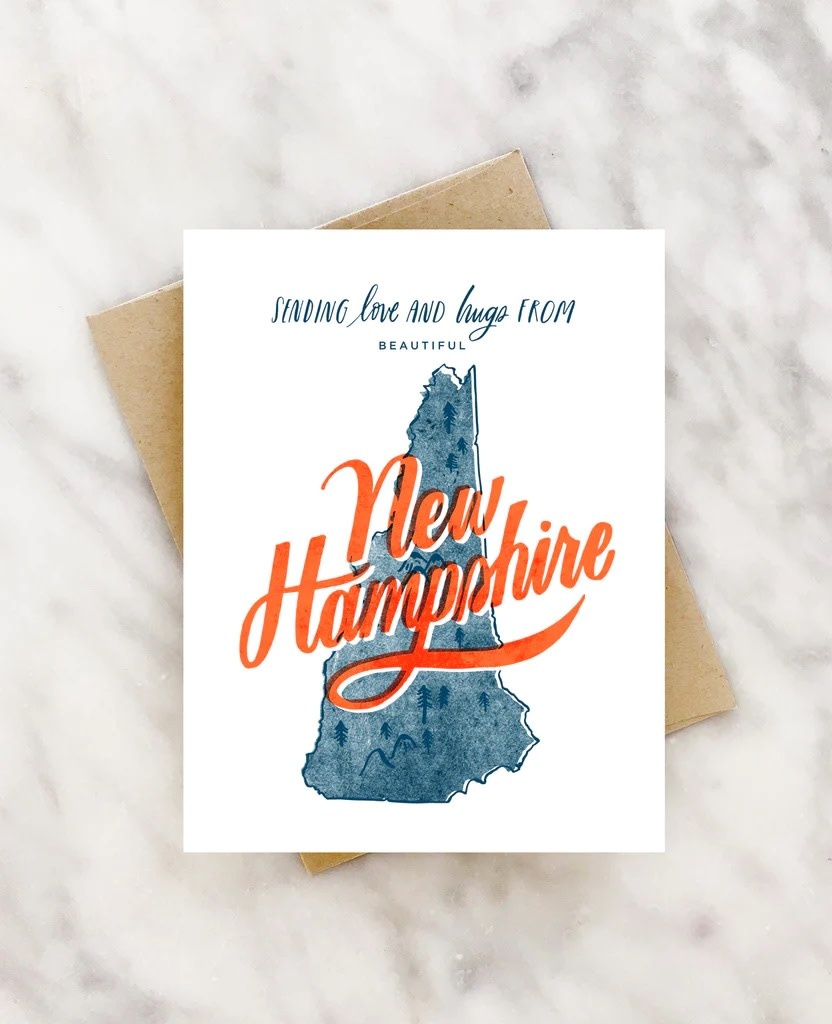 2021 Co. - 2021 Love and Hugs From New Hampshire Card