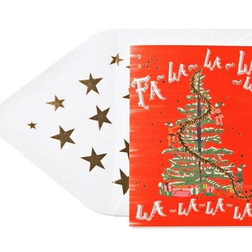 The First Snow - FIS FISGCHO0017 - Fa La La La La Christmas Card