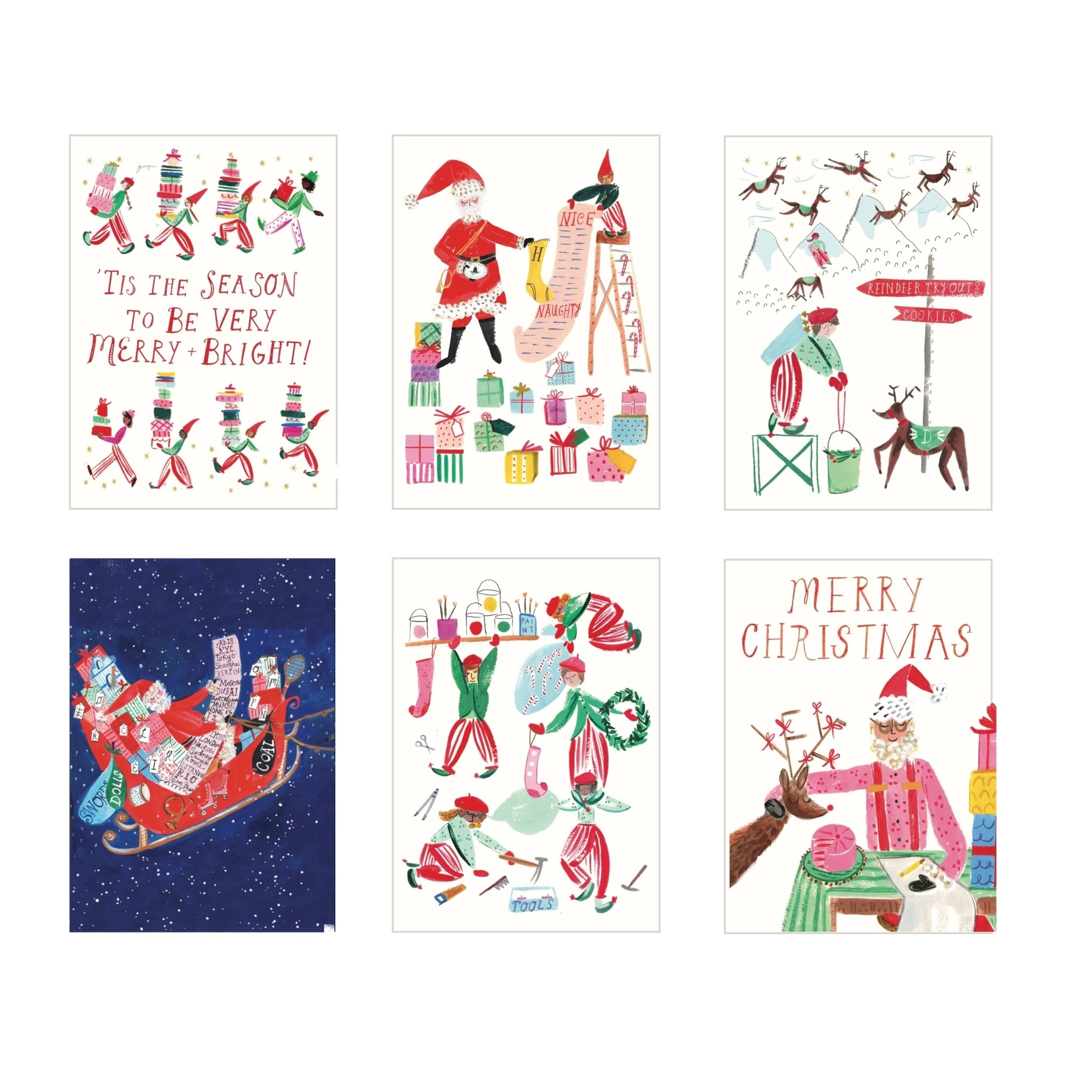 Mr. Boddington's Studio - MB Mr. Boddington's Studio - Package from Santa! Holiday Tags, Set of 6