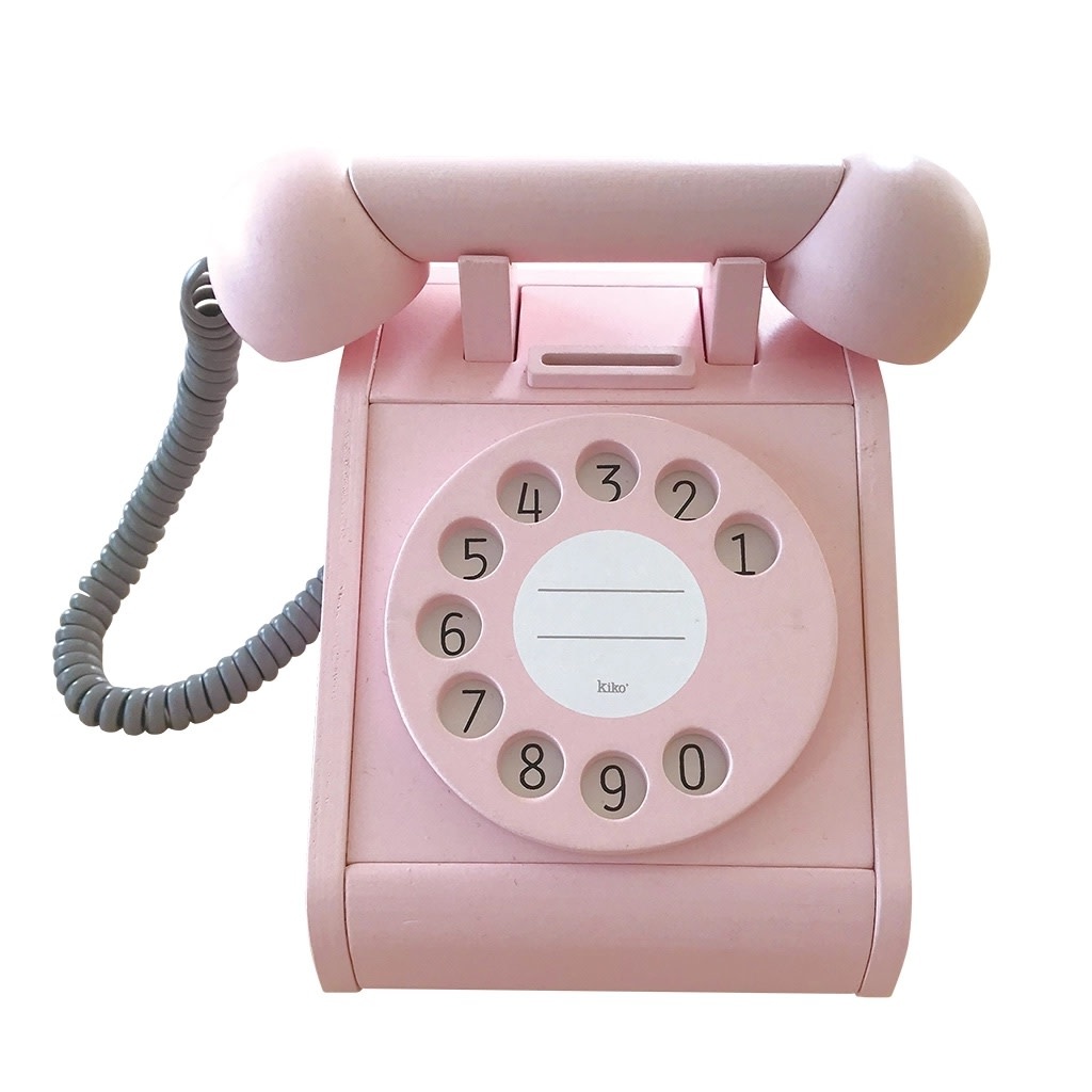 kiko+ & gg* - KGG Wooden Telephone, Pink