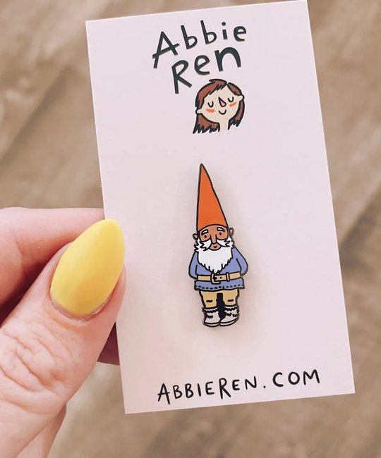 Abbie Ren Illustration - ARI Gnome Pin