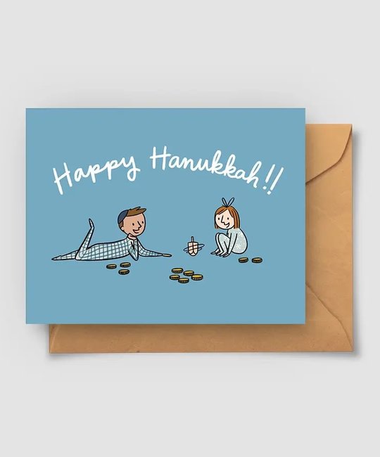 Abbie Ren Illustration - ARI Happy Hanukkah Greeting Card