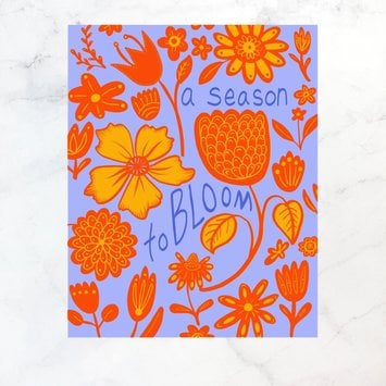 Calhoun & Co. - CAL Calhoun & Co. - A Season to Bloom Print, 16" x 20"