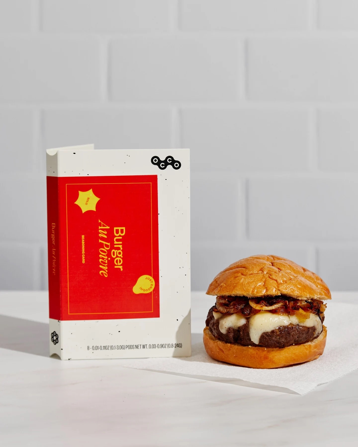 Occo - OCC Burger Au Poivre Recipe Seasoning Card