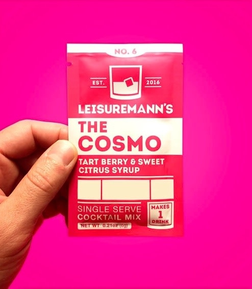 Leisuremann's Cocktail Mixes - The Cosmo Single Serve Cocktail Mix