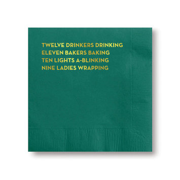 Sapling Press - SAP Sapling Press - 12 Days Napkins