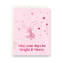 Antiquaria - AN Mistletoe Merry and Bright Card