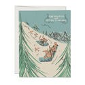 Red Cap Cards - RCC RCCGCHO0026 - Better Together Sled Dogs Card