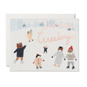 Red Cap Cards - RCC Ice Animals Foil Holiday Card