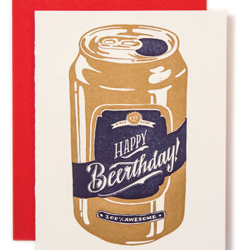 Ladyfingers Letterpress - LF LFGCBI0006 - Happy Beerthday