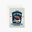 Rifle Paper Co - RP Rifle Paper Co. - Let's Go Steady Leatherman's Jacket Card
