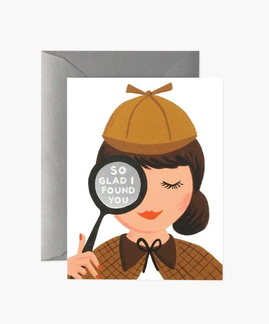 Rifle Paper Co - RP Rifle Paper Co. - So Glad I Found You Detective Card