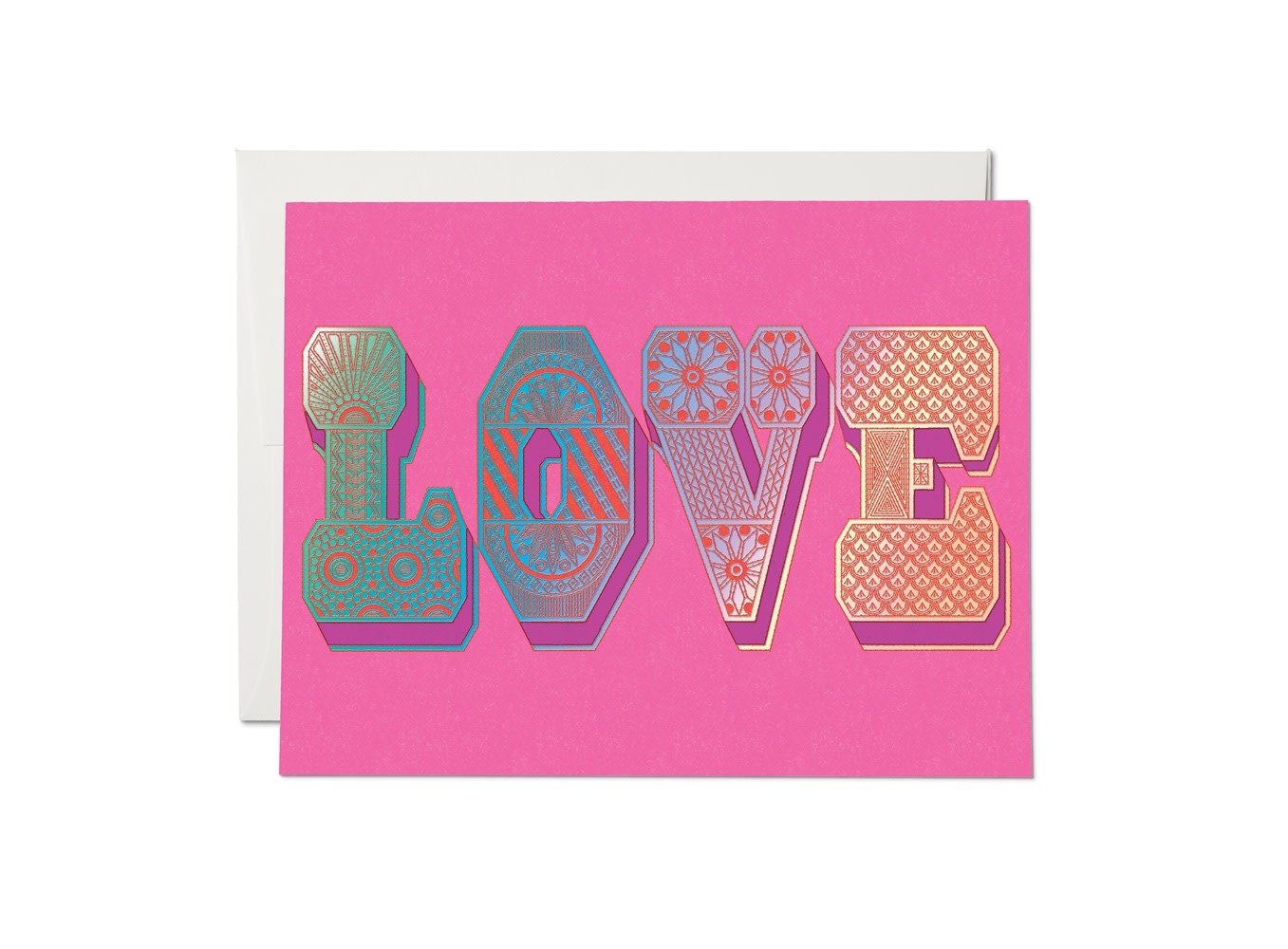 Red Cap Cards - RCC Love Typography Card